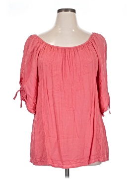 Forever 21 Plus 3/4 Sleeve Blouse