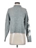 Ultra Flirt Stars Silver Turtleneck Sweater Size S - photo 1