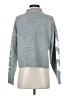 Ultra Flirt Stars Silver Turtleneck Sweater Size S - photo 2