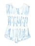 Athleta Girl Tie-dye Blue Romper Size 14 - photo 2