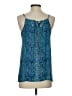 Tolani 100% Silk Blue Sleeveless Silk Top Size S - photo 2