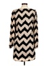 Almost Famous 100% Polyester Chevron-herringbone Tan Casual Dress Size M - photo 2