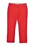 Jacadi 100% Cotton Solid Red Casual Pants Size 8 - photo 1