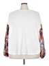 Perch by Blu Pepper Paisley White Ivory Sweatshirt Size 3X - photo 1