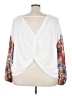 Perch by Blu Pepper Paisley White Ivory Sweatshirt Size 3X - photo 2