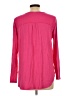 Merona 100% Rayon Pink Long Sleeve Blouse Size L - photo 2