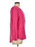 Merona 100% Rayon Pink Long Sleeve Blouse Size L - photo 4