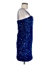 Assorted Brands 100% Polyester Stars Blue Cocktail Dress Size M - photo 4