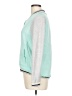 Splendid 100% Rayon Color Block Teal Jacket Size L - photo 5