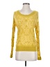 CAbi Animal Print Yellow Pullover Sweater Size S - photo 1
