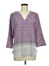 Dana Buchman Purple 3/4 Sleeve Blouse Size M - photo 1