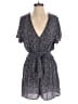 Cotton Bleu 100% Rayon Polka Dots Blue Romper Size S - photo 1
