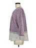 Dana Buchman Purple 3/4 Sleeve Blouse Size M - photo 5