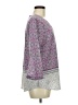 Dana Buchman Purple 3/4 Sleeve Blouse Size M - photo 4