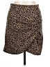 Altar'd State Animal Print Brown Casual Skirt Size L - photo 1