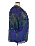 Evolution 100% Polyester Blue 3/4 Sleeve Blouse Size 2X - photo 4