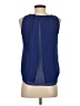 Rebecca Taylor 100% Polyester Blue Sleeveless Blouse Size 0 - photo 2