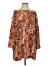 N Touch Animal Print Orange Casual Dress Size EU 34 / US 4 - photo 1