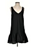 A New York 100% Polyester Solid Black Casual Dress Size S - photo 1