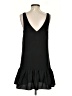 A New York 100% Polyester Solid Black Casual Dress Size S - photo 2