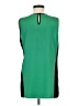 Calvin Klein 100% Polyester Green Sleeveless Top Size M - photo 2