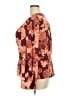 Glamorous 100% Polyester Burgundy Long Sleeve Blouse Size 18 - photo 5