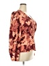 Glamorous 100% Polyester Burgundy Long Sleeve Blouse Size 18 - photo 4