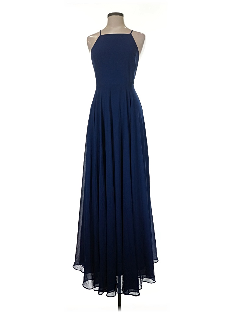 Pre-owned Lulus Cocktail Dress In Blue