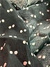 Unbranded 100% Rayon Polka Dots Black Short Sleeve Top Size L - photo 4
