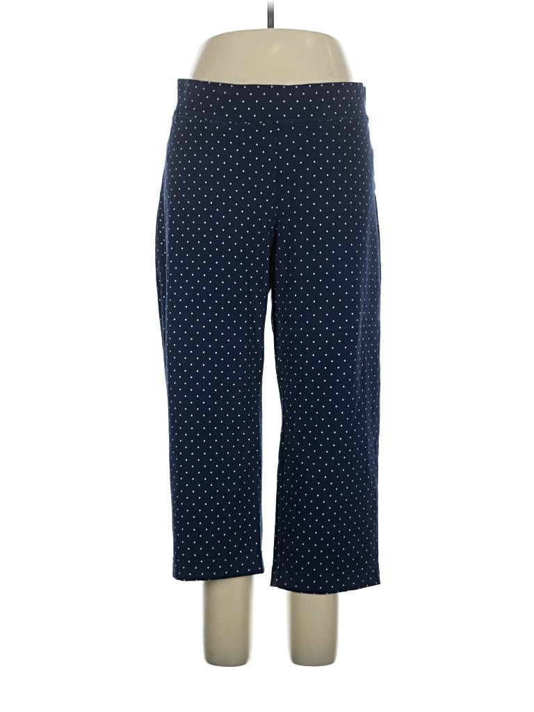 Pre-owned Lands' End Casual Pants In Blue