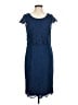 Jacques Vert Blue Cocktail Dress Size UK 12 / US 8 - photo 1