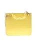 FURLA Solid Yellow Leather Satchel One size - photo 3