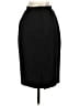 Fitting Image 100% Virgin Wool Solid Black Wool Skirt Size 2 (petite) - photo 2