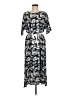 Assorted Brands Print Blue Casual Dress One size - photo 1