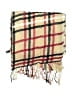 Unbranded 100% Polyester Plaid Ivory Tan Scarf One size - photo 2