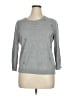 Talbots Stars Silver Pullover Sweater Size XL - photo 1