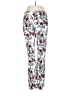 Zara Basic Floral White Casual Pants Size 4 - photo 1