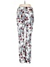 Zara Basic Floral White Casual Pants Size 4 - photo 2