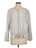 Zara Basic 100% Polyester Solid Gray Windbreaker Size S - photo 1