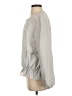 Zara Basic 100% Polyester Solid Gray Windbreaker Size S - photo 5