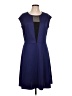 DressBarn Color Block Blue Casual Dress Size L - photo 1