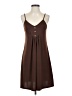 Shein Solid Brown Casual Dress Size 4 - photo 1