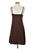 Shein Solid Brown Casual Dress Size 4 - photo 2