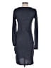 Leith Solid Gray Casual Dress Size M - photo 2