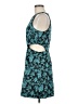 Hutch 100% Polyester Paisley Teal Cocktail Dress Size 6 - photo 5