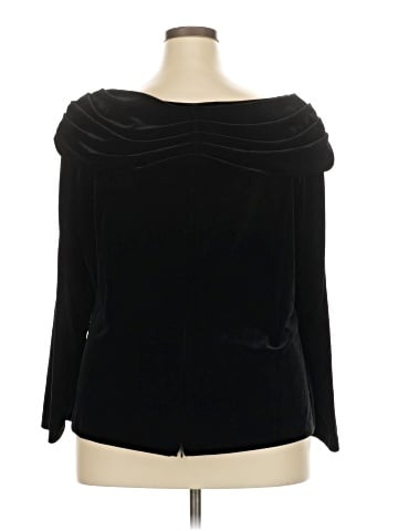 Alex Evenings Long Sleeve Blouse (view 2)
