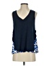 Deletta Blue Sleeveless Top Size XS - photo 1