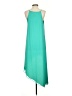 BCBGMAXAZRIA 100% Polyester Solid Teal Casual Dress Size S - photo 2