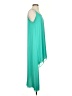 BCBGMAXAZRIA 100% Polyester Solid Teal Casual Dress Size S - photo 4