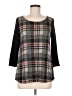 Unbranded Plaid Black Pullover Sweater Size M - photo 1